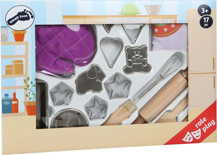 Bak voor kids Met koekjessnijders, bakblikken en uitgebreide accessoires