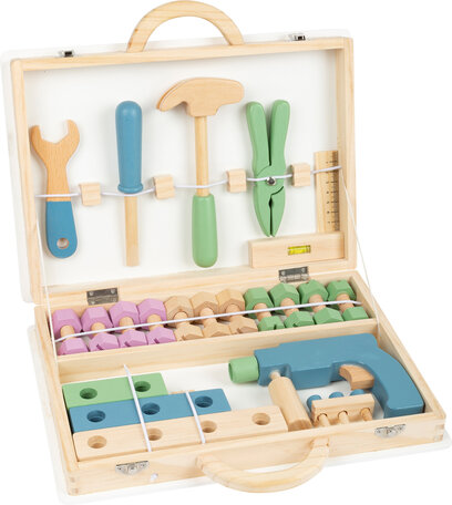 Houten speelgoed toolbox - Nordic